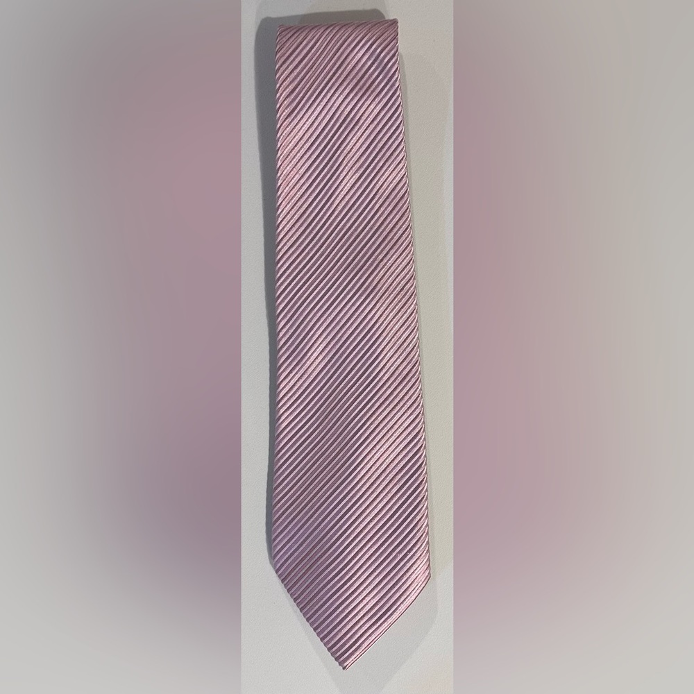 Classic Donald Trump Pink Striped Men's Tie
